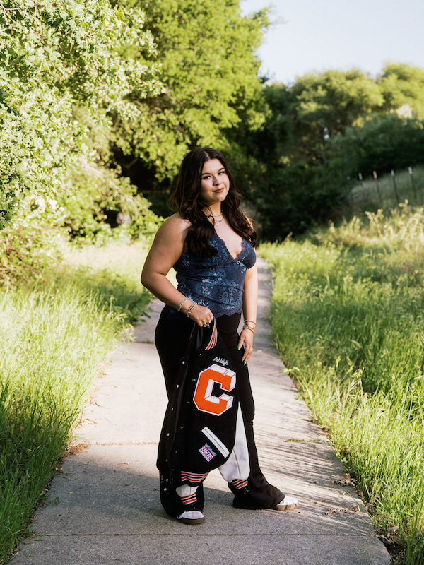 High school senior portrait